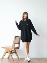 Load image into Gallery viewer, Ainsley sweater dress black
