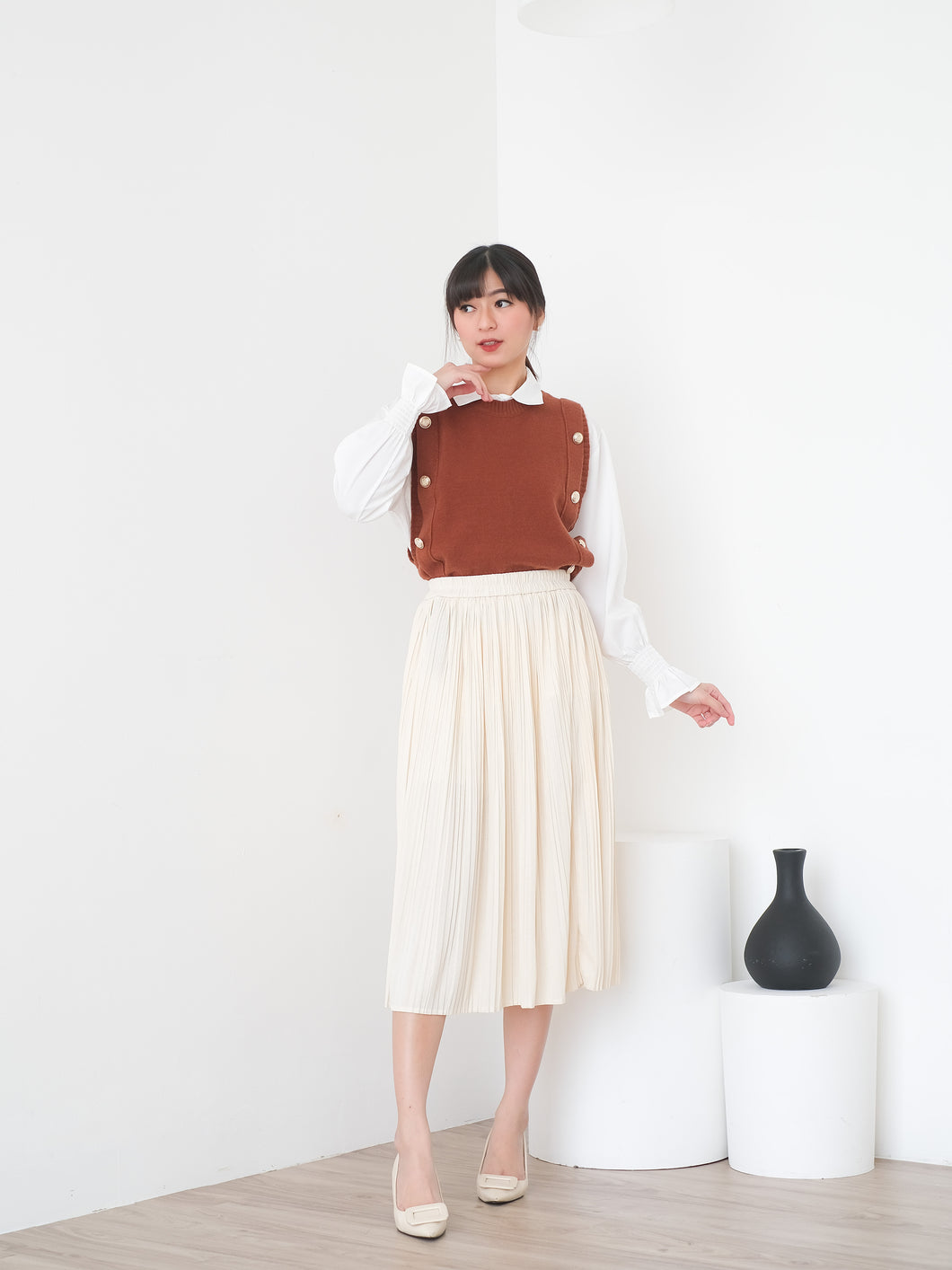 Haneul Skirt Cream
