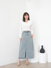 Load image into Gallery viewer, Lottie Long Skirt Jeans

