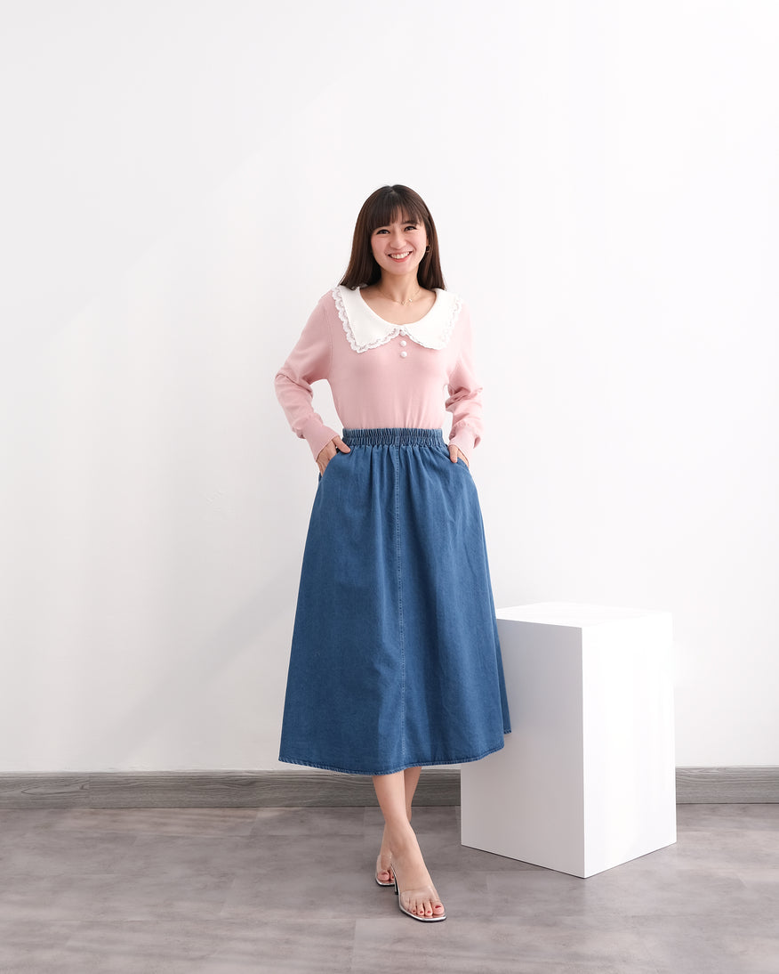 Eloise Denim Skirt