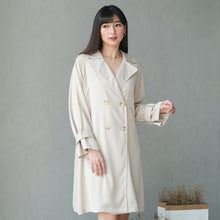 Load image into Gallery viewer, Kiyo Long Coat Cream
