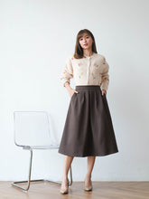 Load image into Gallery viewer, Elaine Skirt Brown
