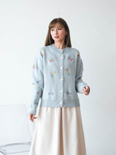 Load image into Gallery viewer, Michiko Cardigan Blue
