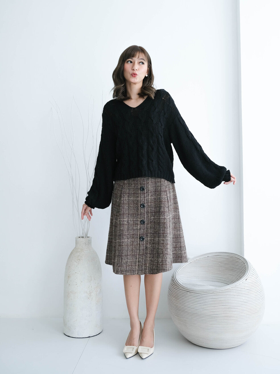 Hikari Sweater Black